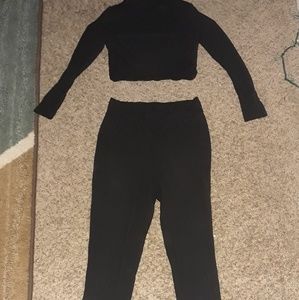 Oh Polly Black Legging set